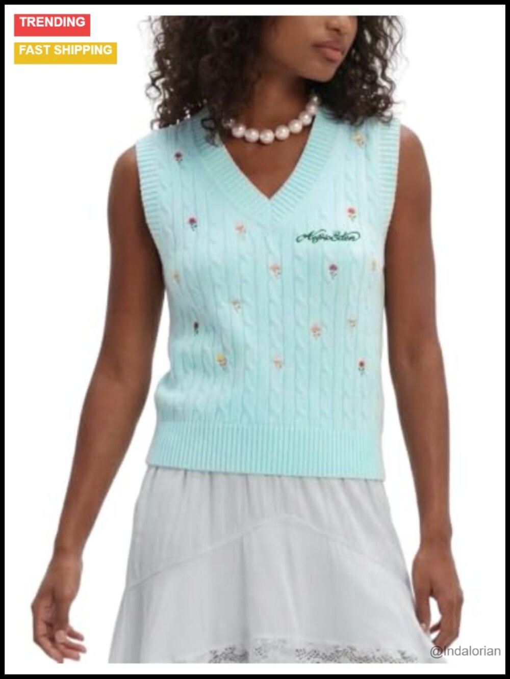 Ribbed Knit Sleeveless Sweater Vest Turtleneck Crew Neck Pullover Preppy